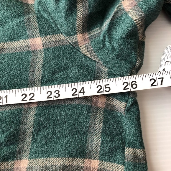Natural Reflections Women’s Cowl Neck Green Plaid Pullover Size XL - Picture 14 of 15